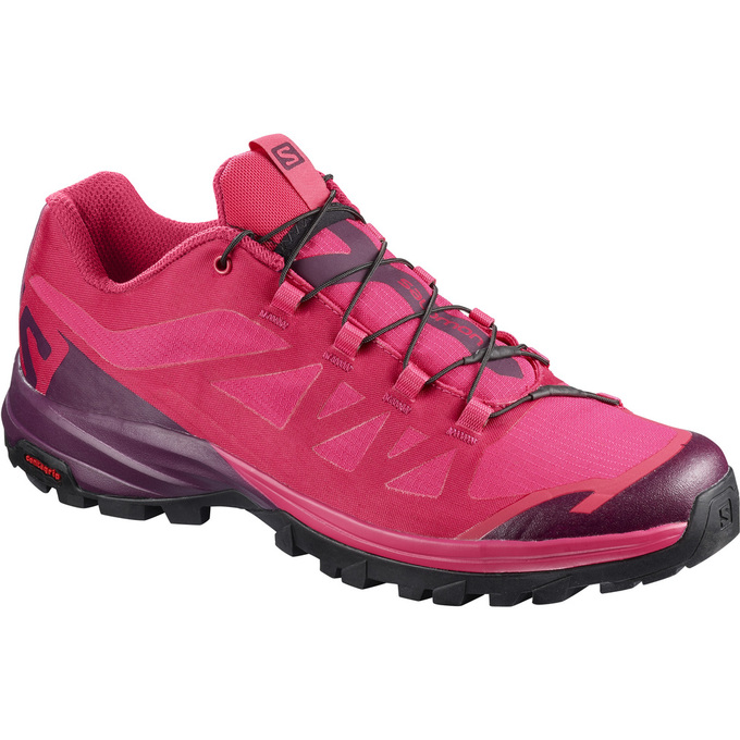 Salomon OUTPATH W Zapatillas Trekking Mujer - Rosas / Burdeos - Colombia (91407-JGNA)